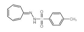 Benzenesulfonic acid,4-methyl-, 2-(2,4,6-cycloheptatrien-1-ylidene)hydrazide Structure