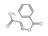 Propanal, 2-oxo-, 1-(O-benzoyloxime) Structure
