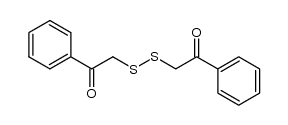 benzoylmethyl disulfide Structure