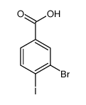 3-Bromo-4-iodo-benzoic acid Structure
