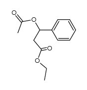 3-acetoxy derivative of ethyl 3-phenylpropionate Structure