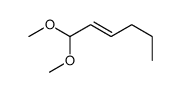1,1-dimethoxyhex-2-ene Structure