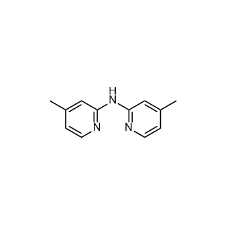双(4-甲基吡啶-2-基)胺结构式