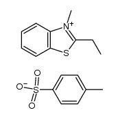 2-Ethyl-3-methylbenzothiazolium toluene-4-sulfonate结构式