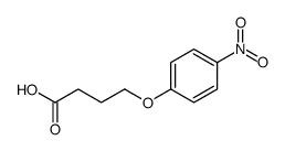 4-(4-硝基苯氧基)丁酸结构式