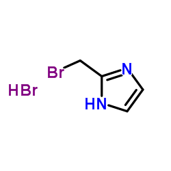 2-(溴甲基)-1H-咪唑氢溴酸盐结构式