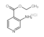 3-氨基-异烟酸乙酯盐酸盐结构式