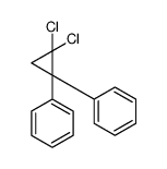 (2,2-dichloro-1-phenylcyclopropyl)benzene Structure