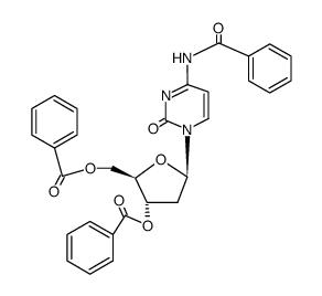 N,3'-O,5'-O-Tribenzoyl-2'-deoxycytidine structure