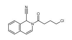 2-(4-chloro-butyryl)-1,2-dihydro-isoquinoline-1-carbonitrile Structure
