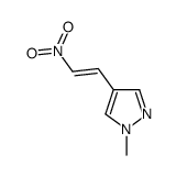 (E)-1-甲基-4-(2-硝基乙烯基)-1H-吡唑结构式