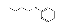 n-butyl phenyl telluride Structure
