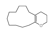 2H-Cyclododeca(b)pyran, 3,4,5,6,7,8,9,10,11,12,13,14-dodecahydro-结构式