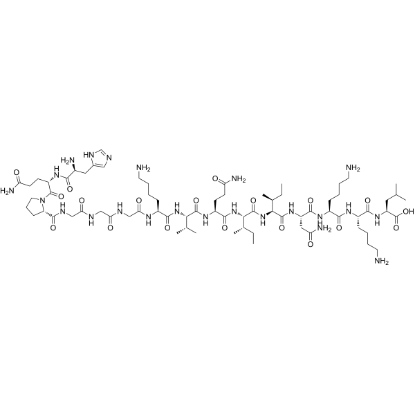 Tau Peptide (268-282) trifluoroacetate salt Structure