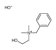 benzyl-(2-hydroxyethyl)-dimethylazanium,hydroxide Structure