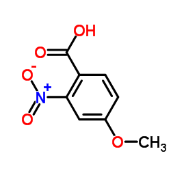 4-甲氧基-2-硝基苯甲酸结构式