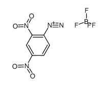 2,4-dinitrobenzene-1-diazonium tertafluoroborate结构式