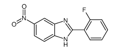 2-(2-fluorophenyl)-5-nitro-1H-benzo[d]imidazole Structure