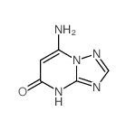 7-氨基-s-噻唑并(1,5-a)嘧啶-5(4h)-酮结构式