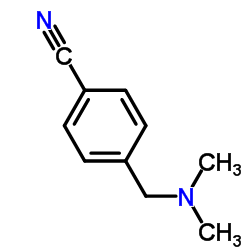 4-[(二甲基氨基)甲基]苯甲腈结构式