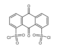 9,10-dioxo-9,10-dihydro-anthracene-1,8-disulfonyl chloride Structure