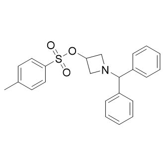 1-Benzhydrylazetidin-3-yl 4-methylbenzenesulfonate Structure