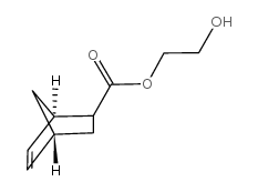 5-降冰片烯-2-羧酸 (2-羟乙基)酯结构式