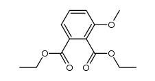 diethyl 3-methoxyphthalate结构式