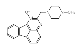 2-((4-methyl-1-piperazinyl)methyl)-15-indeno[1,2,3-de]quinazolin-1-ol结构式