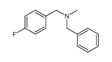 N-Benzyl-4-fluoro-N-Methylbenzylamine Structure