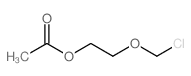 2-(氯甲氧基)乙基 乙酸酯结构式