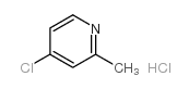 4-chloro-2-picoline hcl Structure