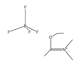 Dimethyl-[α-(ethoxy)-ethyliden]-ammonium-Ion结构式