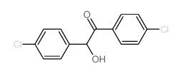 Ethanone,1,2-bis(4-chlorophenyl)-2-hydroxy- Structure