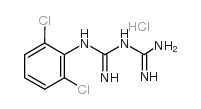 1-(2,6-二氯苯基)双胍 盐酸盐结构式