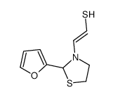2-[2-(furan-2-yl)-1,3-thiazolidin-3-yl]ethenethiol结构式