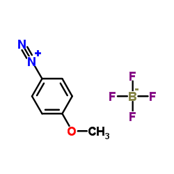 四氟硼酸-4-甲氧基重氮苯正酯结构式