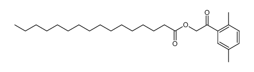 2,5-dimethylphenacyl palmitate结构式
