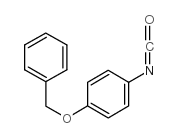 4-苄氧基苯异氰酸酯结构式
