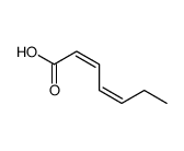 (2E,4Z)-hepta-2,4-dienoic acid Structure