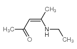4-乙氨基-3-戊烯-2-酮结构式