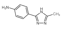 4-(5-甲基-4H-[1,2,4]噻唑)-苯胺结构式