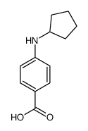 Benzoic acid, 4-(cyclopentylamino)- (9CI)结构式