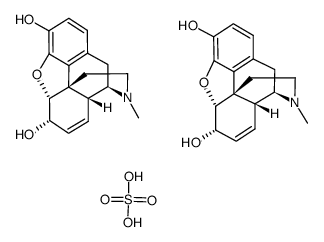 硫酸吗啡结构式