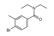 4-bromo-N,N-diethyl-3-methylbenzamide Structure