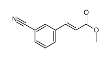 丙烯酸甲酯3-(3-氰基苯基)结构式