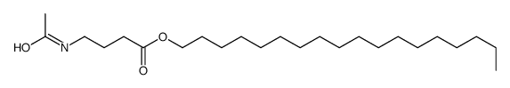 octadecyl 4-acetamidobutanoate结构式
