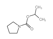 propan-2-yl pyrrolidine-1-carboxylate结构式