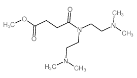 methyl 3-[bis(2-dimethylaminoethyl)carbamoyl]propanoate structure