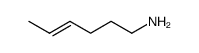 (E)-hex-4-en-1-amine结构式